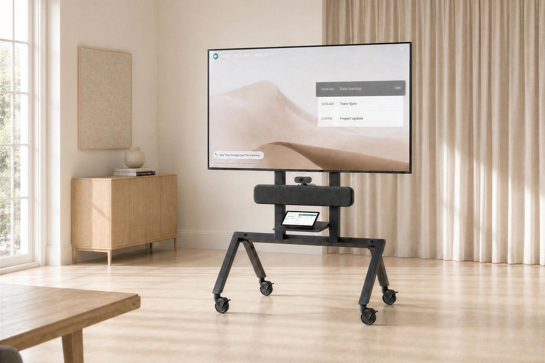 Heckler AV Cart for Google Meet Series One Room Kits