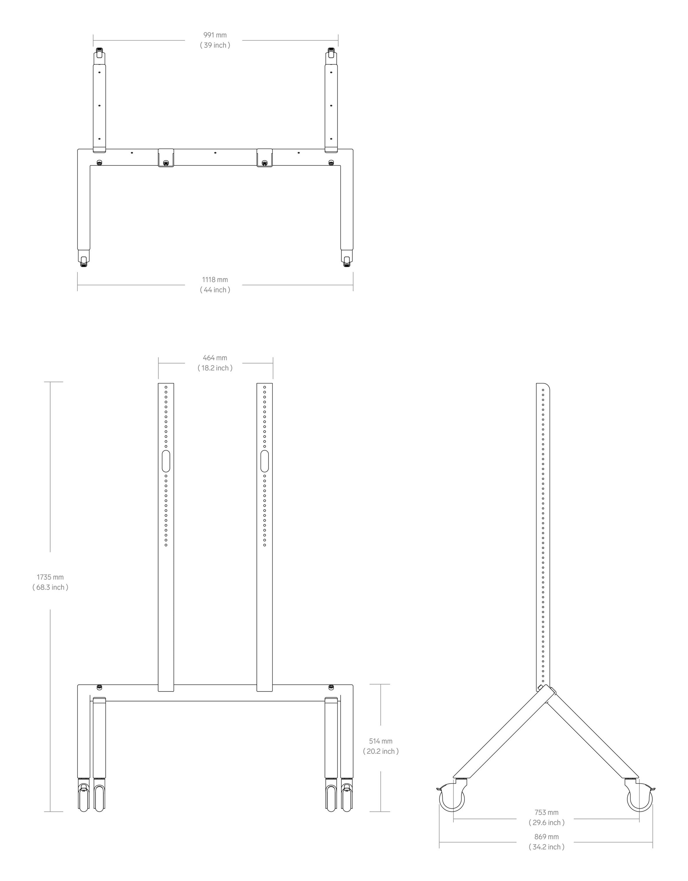 Product technical drawing