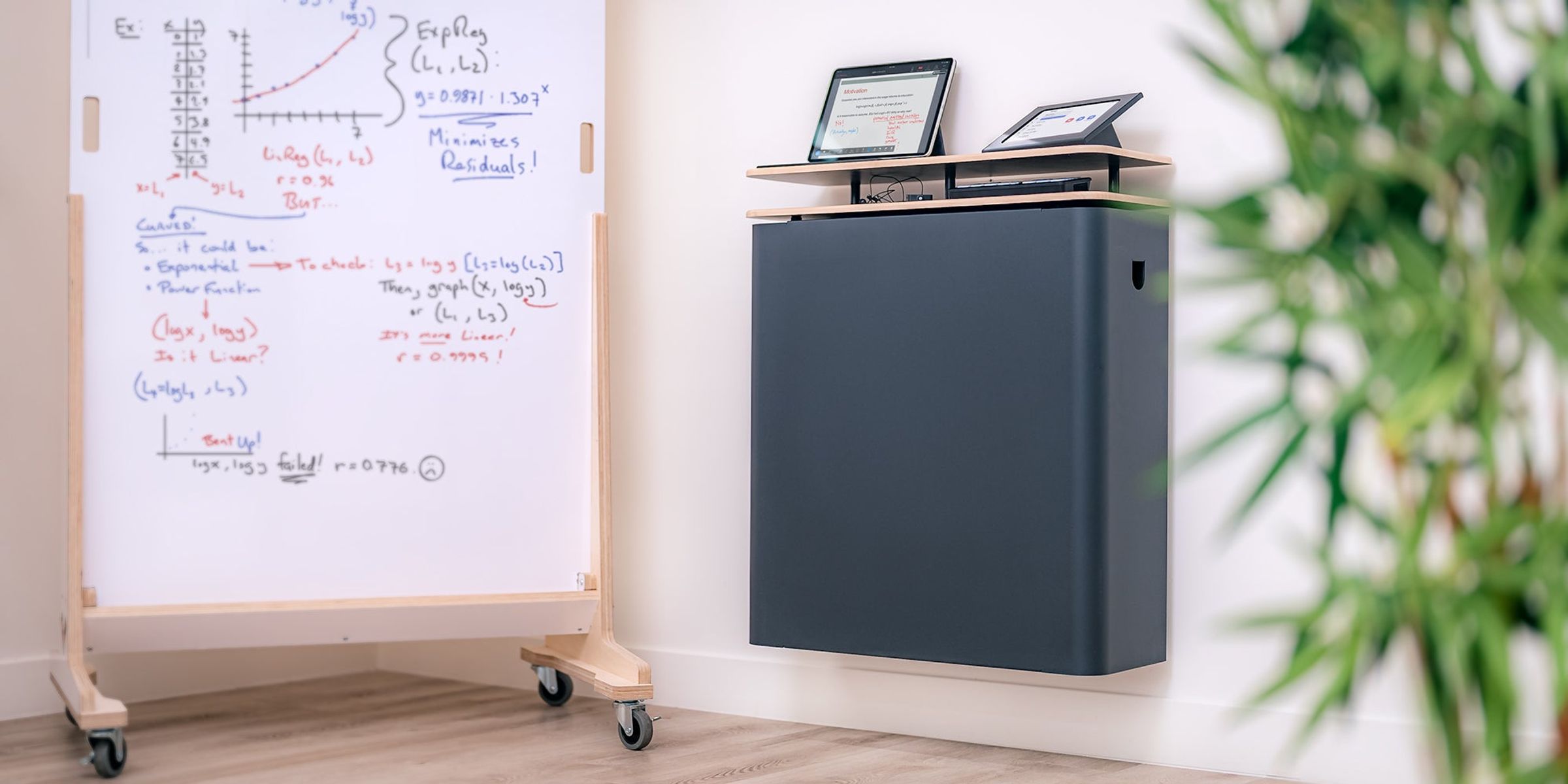 Smart AV component mounting for lecture halls and classrooms.