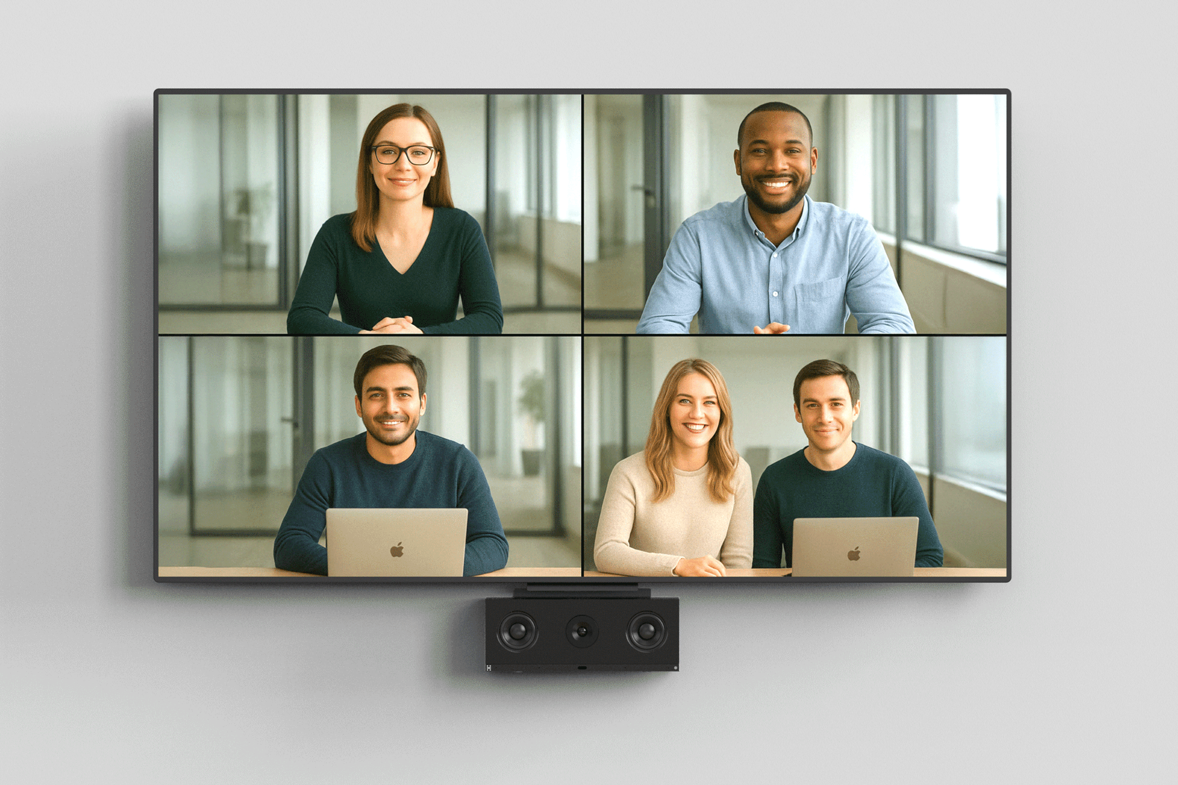 Broad compatibility across leading video bar platforms.