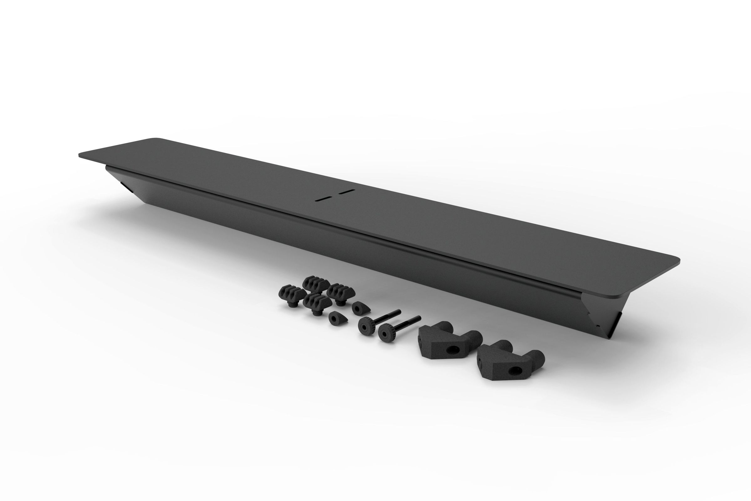 Hub for Heckler Mobile Fleet
Two Mounting anchors
Four Cable managers