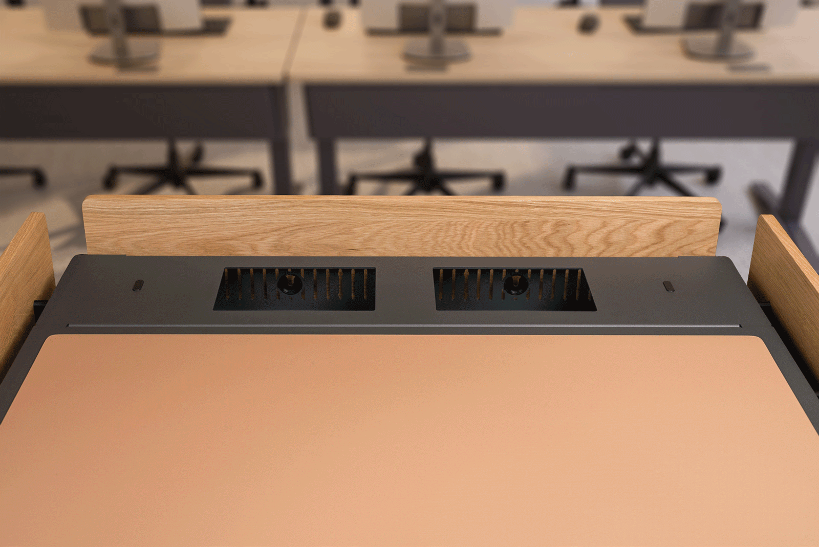 Modular console insert system.