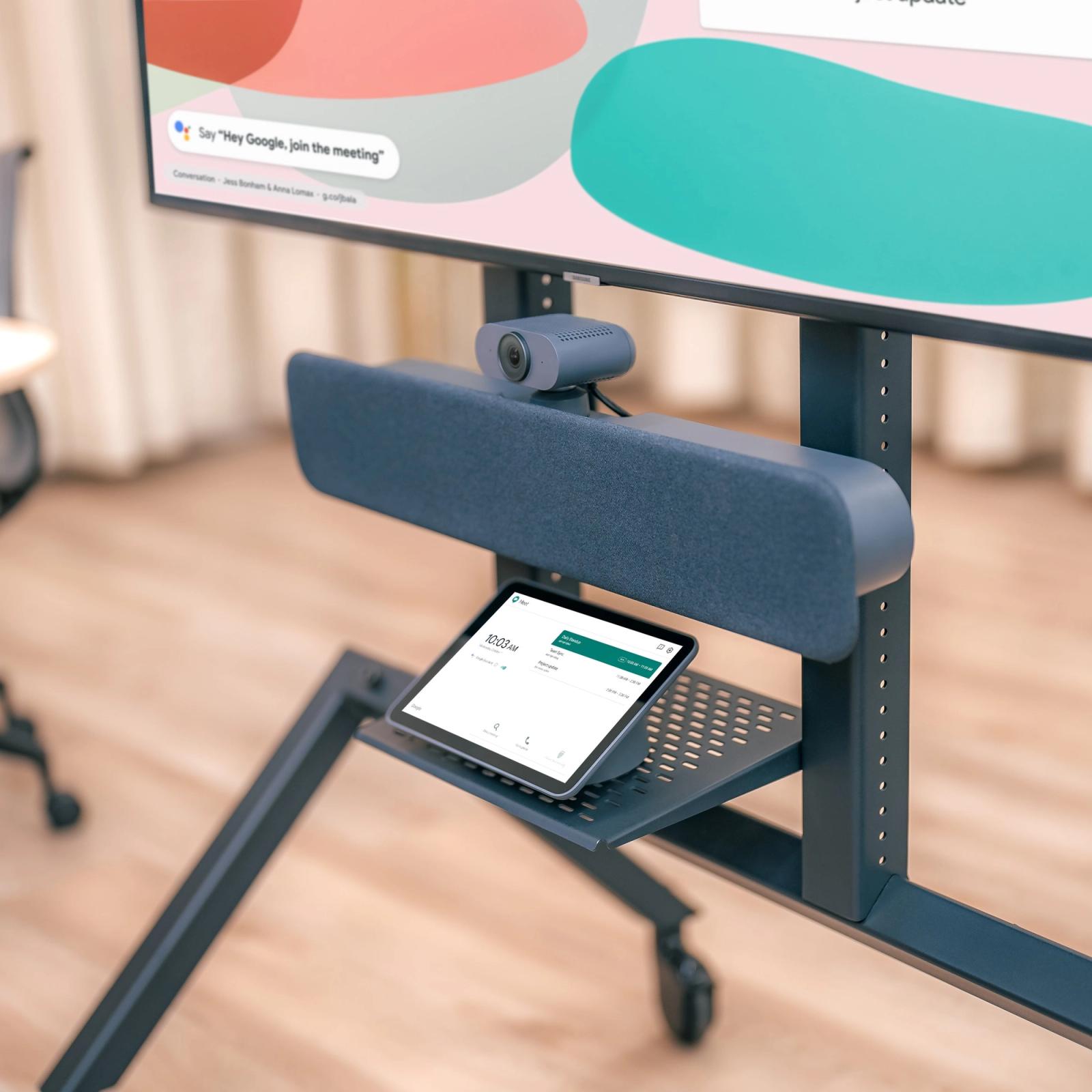 Integrated audio and control mounting.