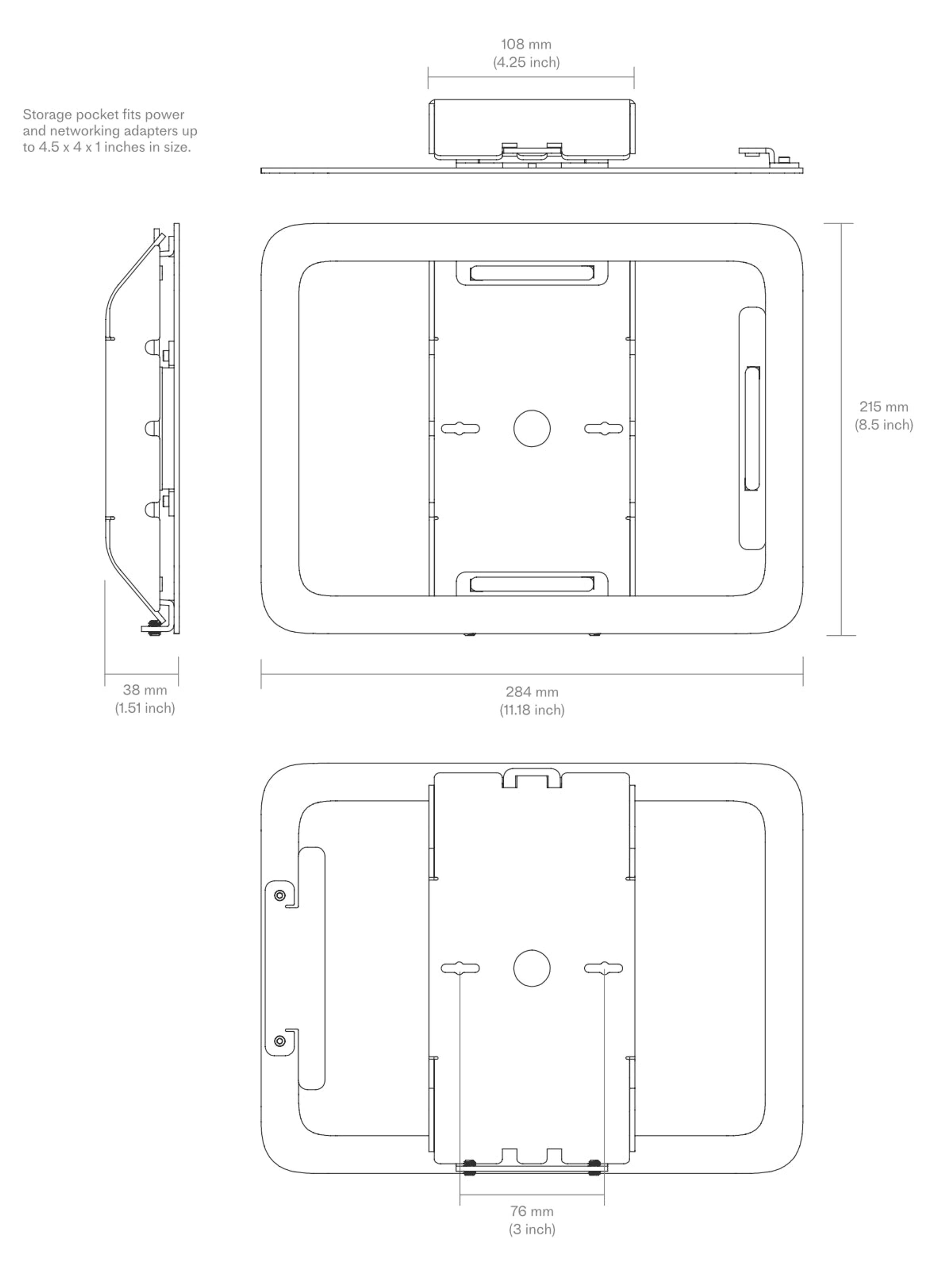Product technical drawing