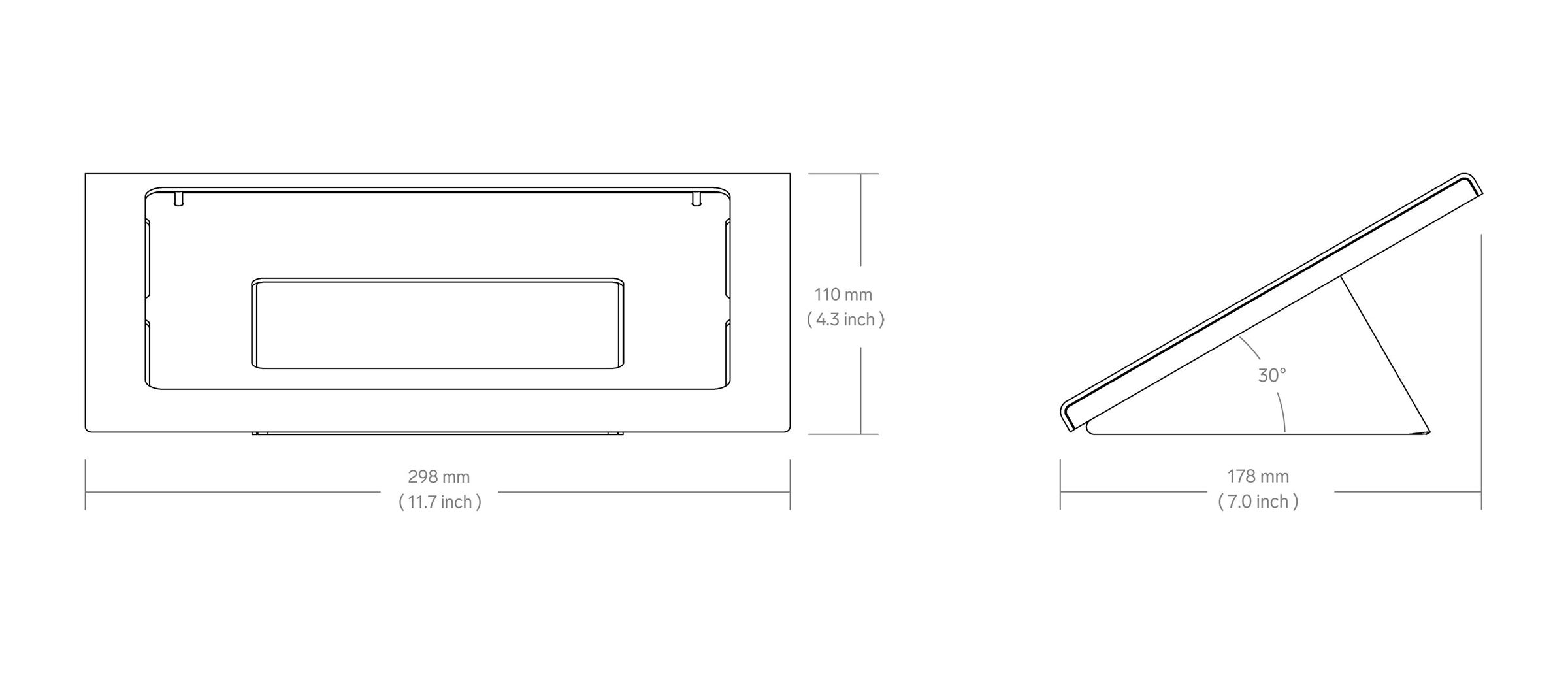 Product technical drawing