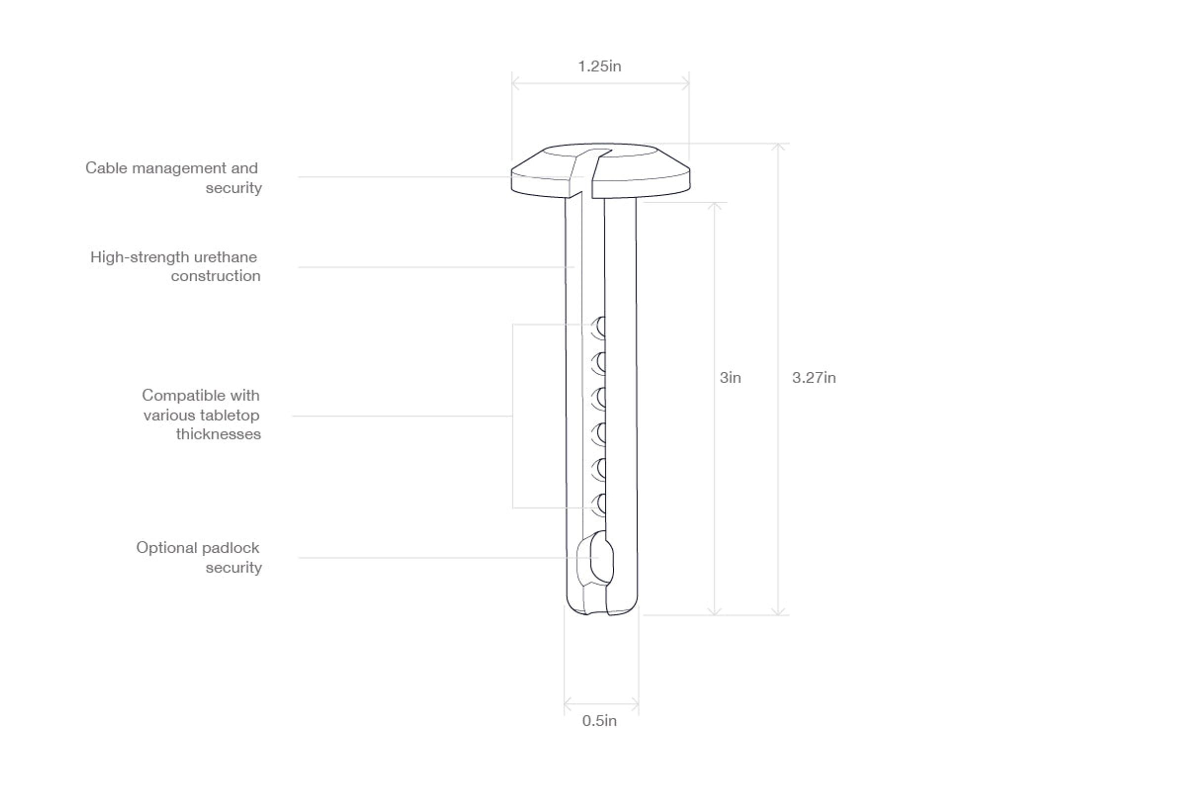 Product technical drawing