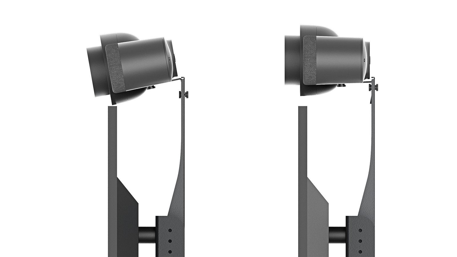 Level or downward-angle installation.