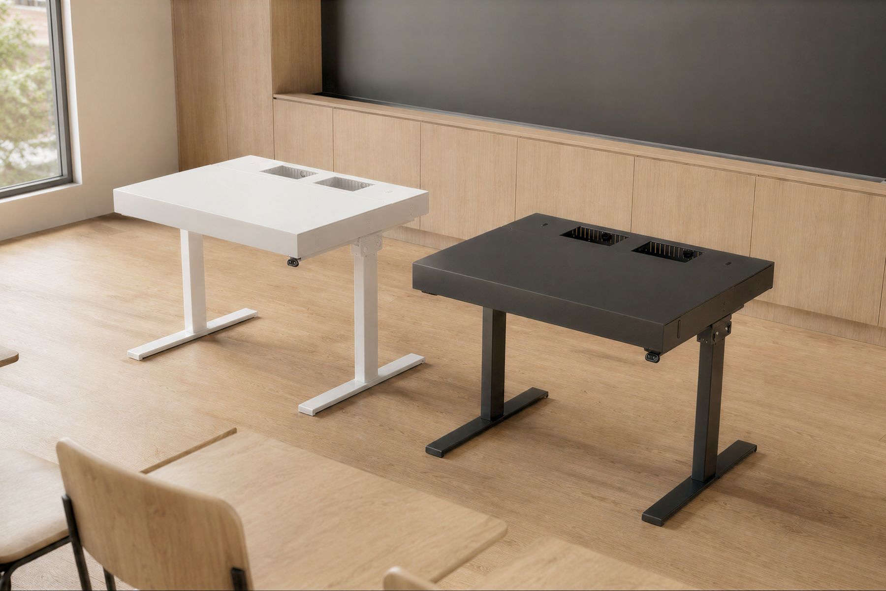 White Heckler Lectern 4U body.