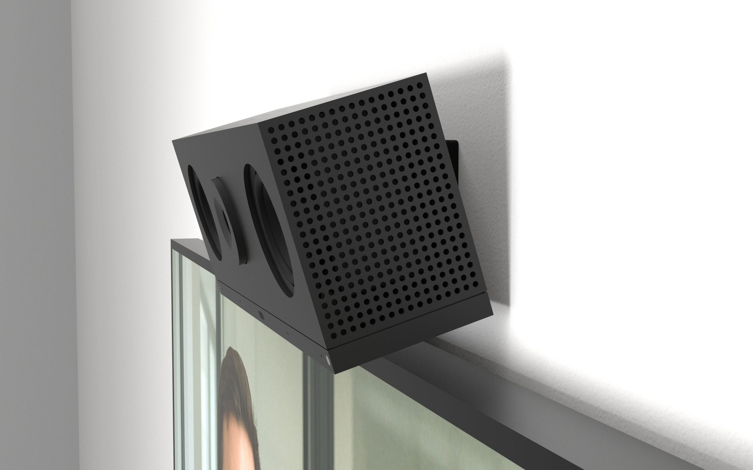 Enables Above-Display Mounting for Huddly C1