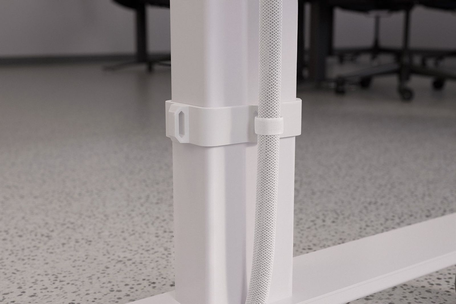 Cable management options.