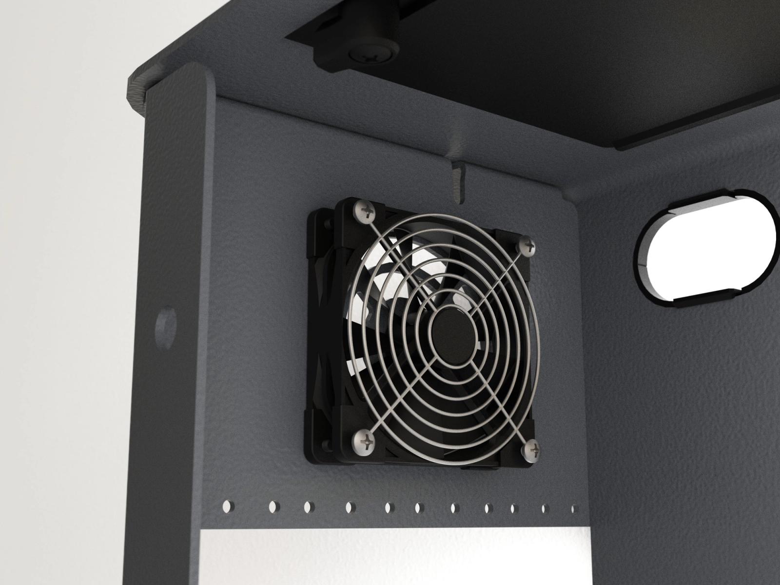 Smart cooling, with optional fan support.