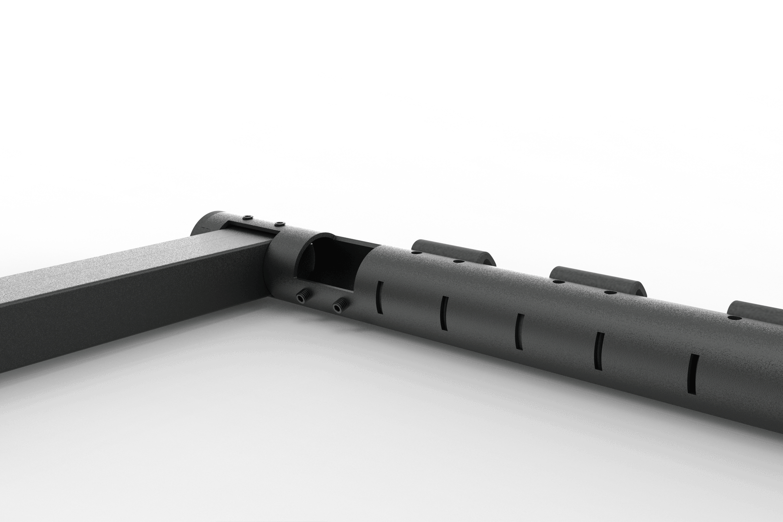Fast, tool-free assembly.