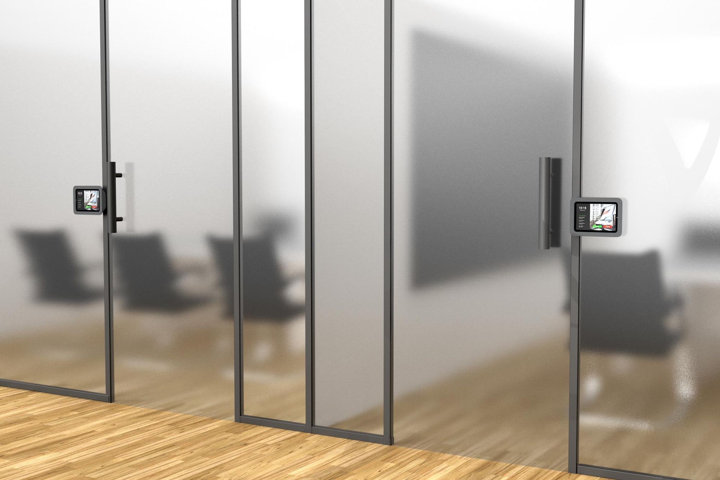 Left-of-door or right-of-door.