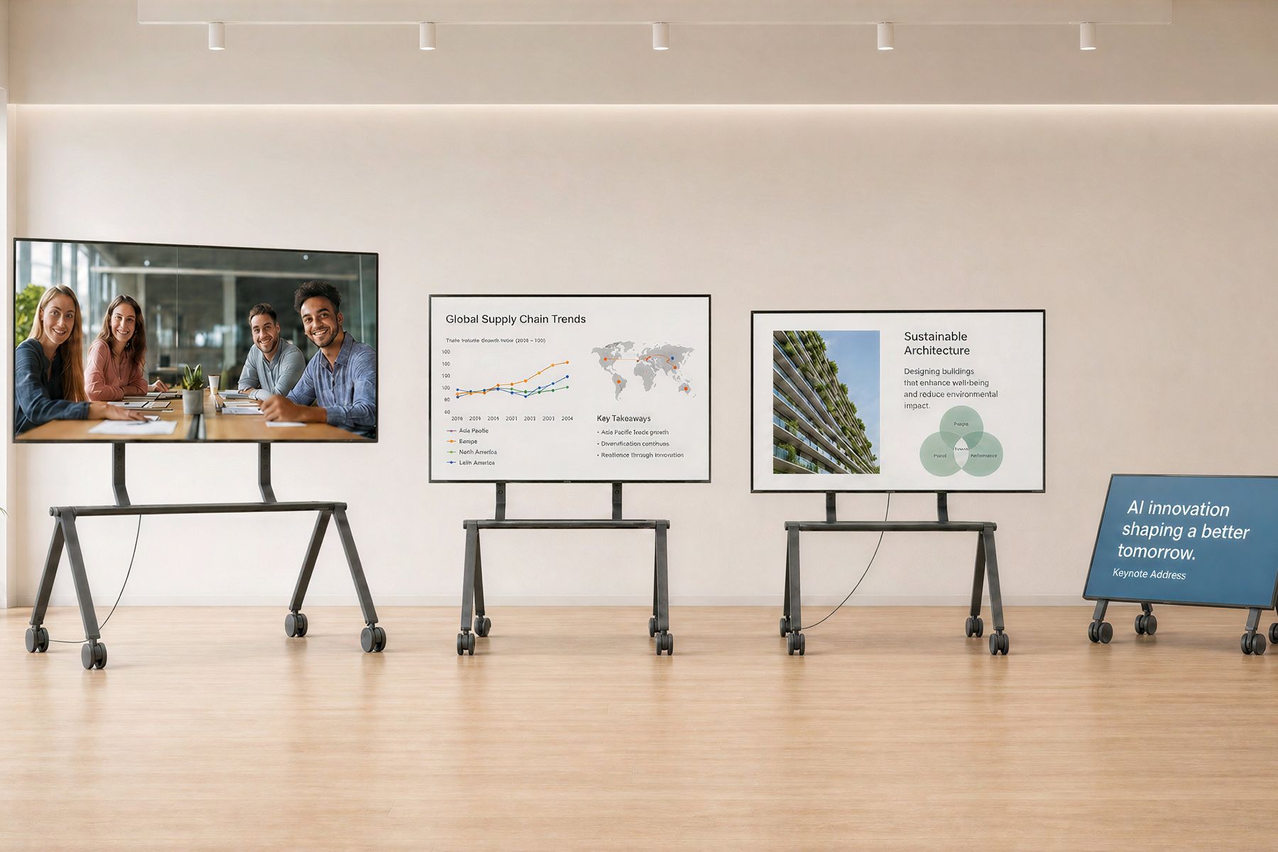 Mobile Fleet rolling stand family shown as an enterprise collaboration system.