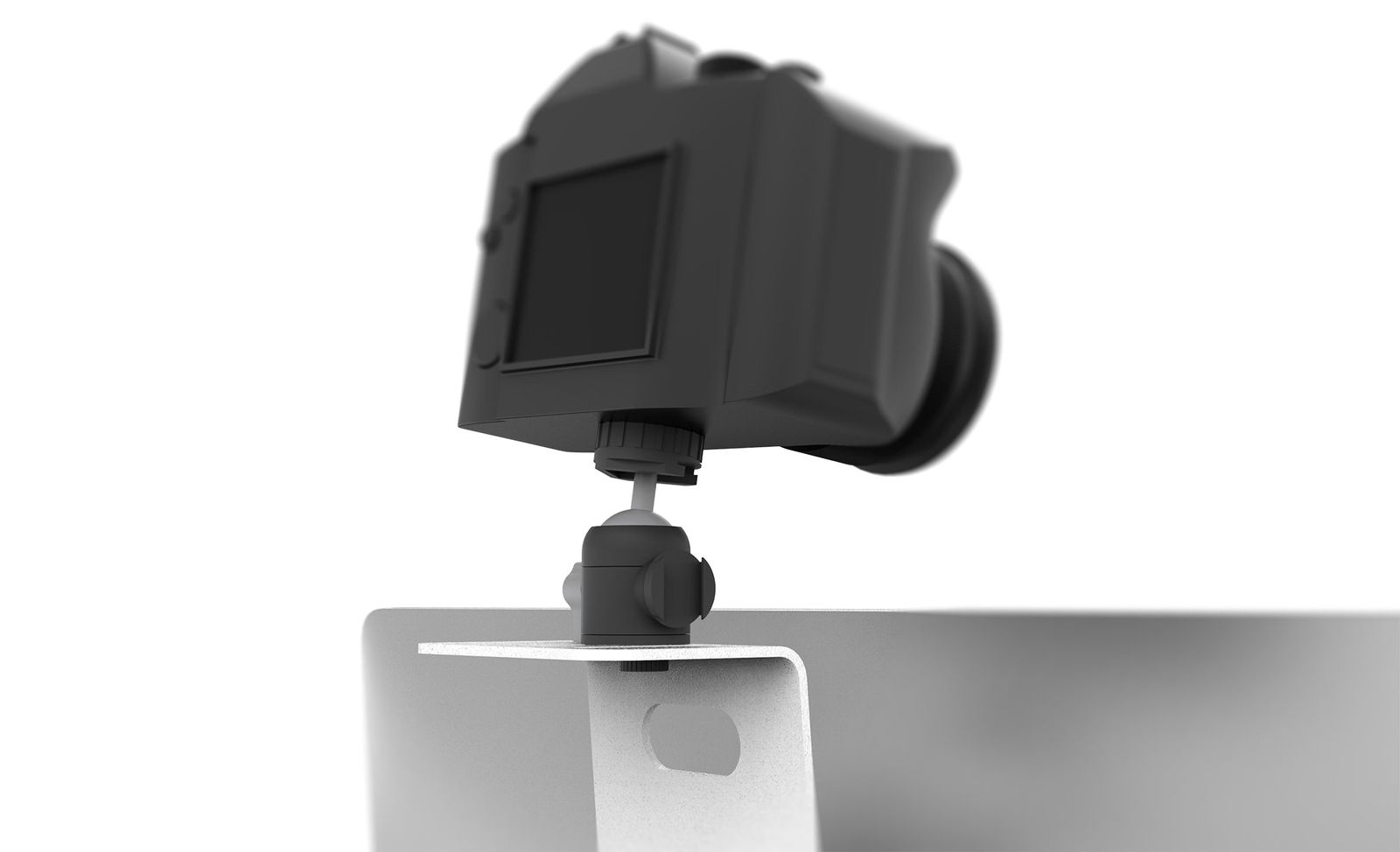 20 kg capacity. 360° rotation. Standard 1/4-20 thread.