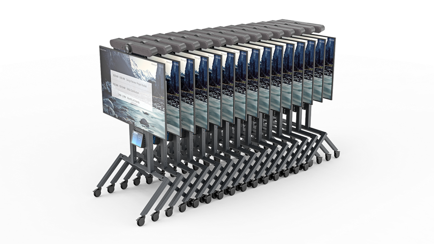 heckler av cart for logitech rally bar