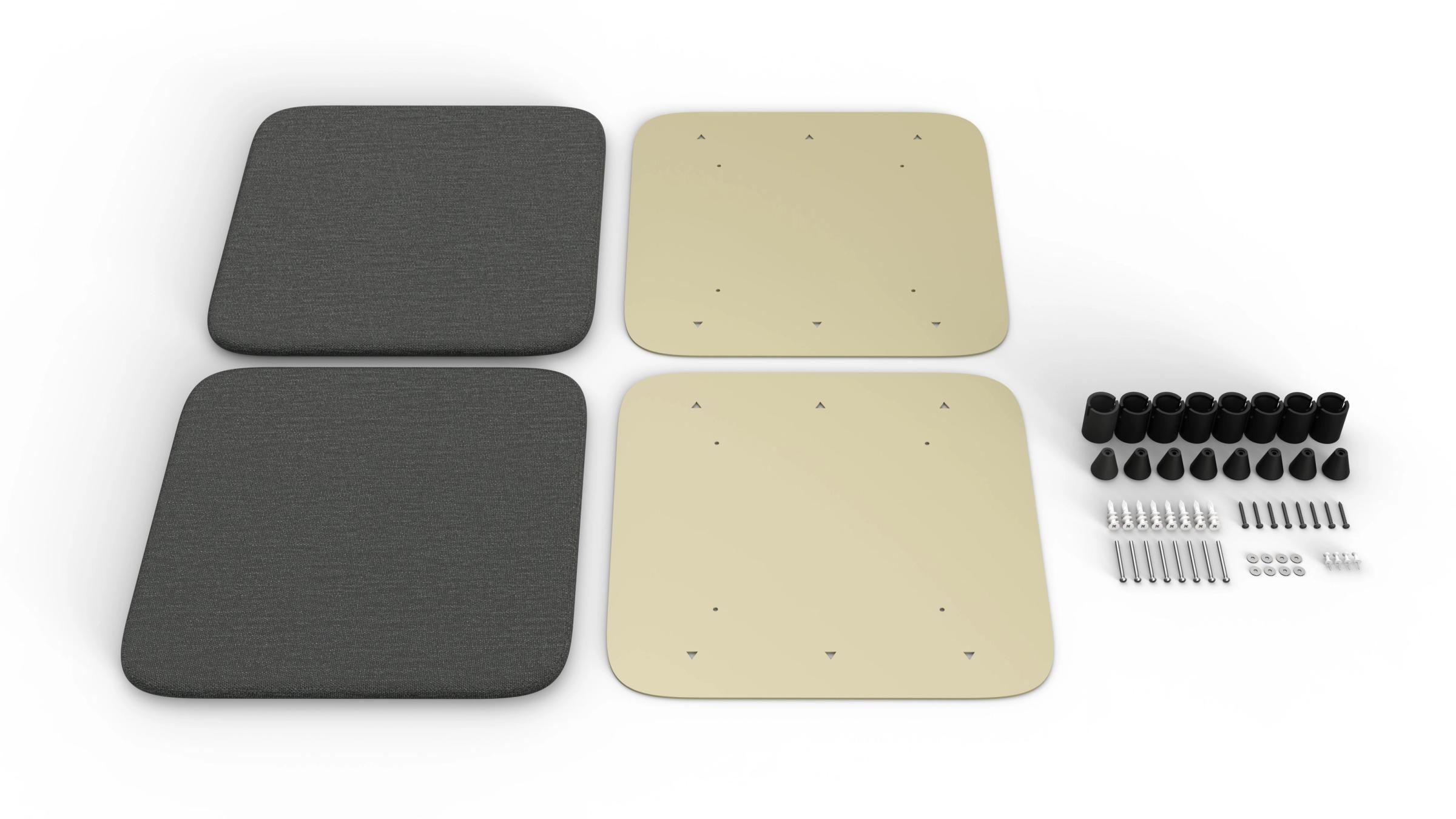 Two Heckler ADA Panels
Two mounting templates
Wall anchors and installation hardware