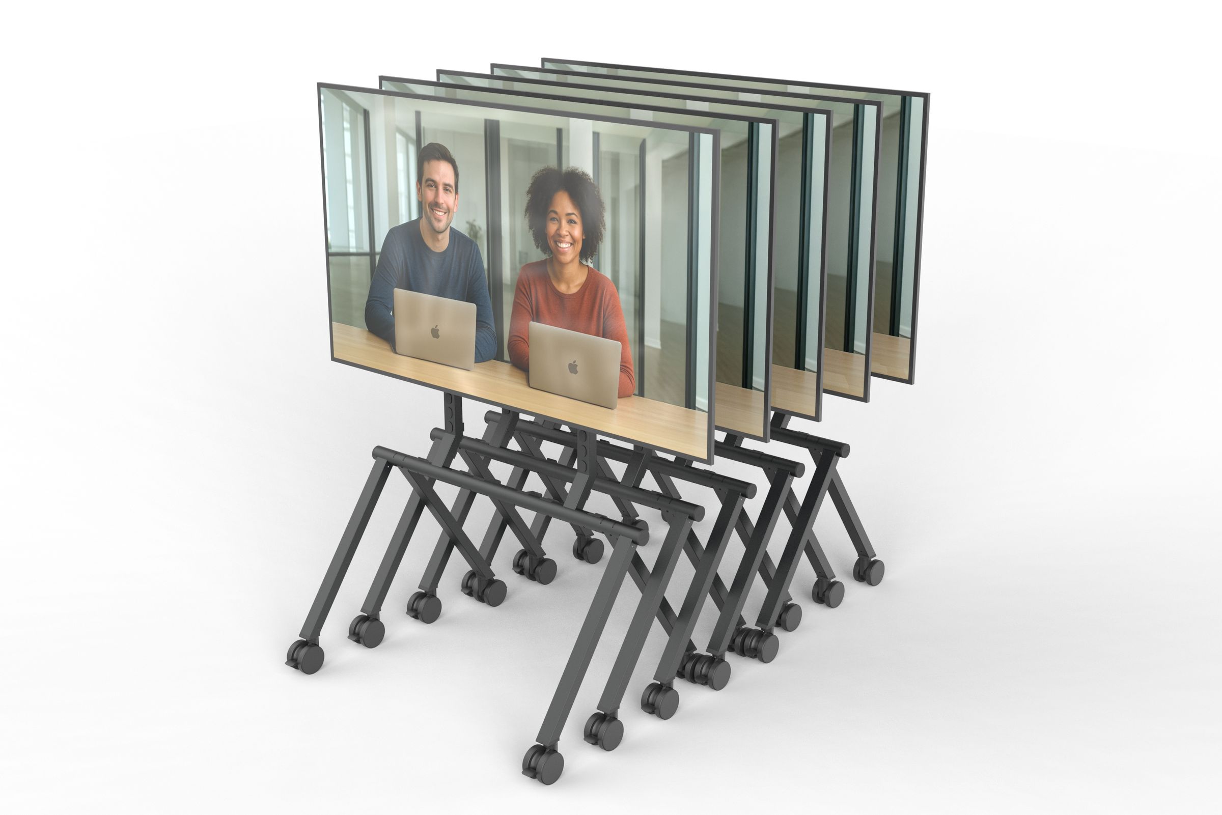 Compact, nested storage.