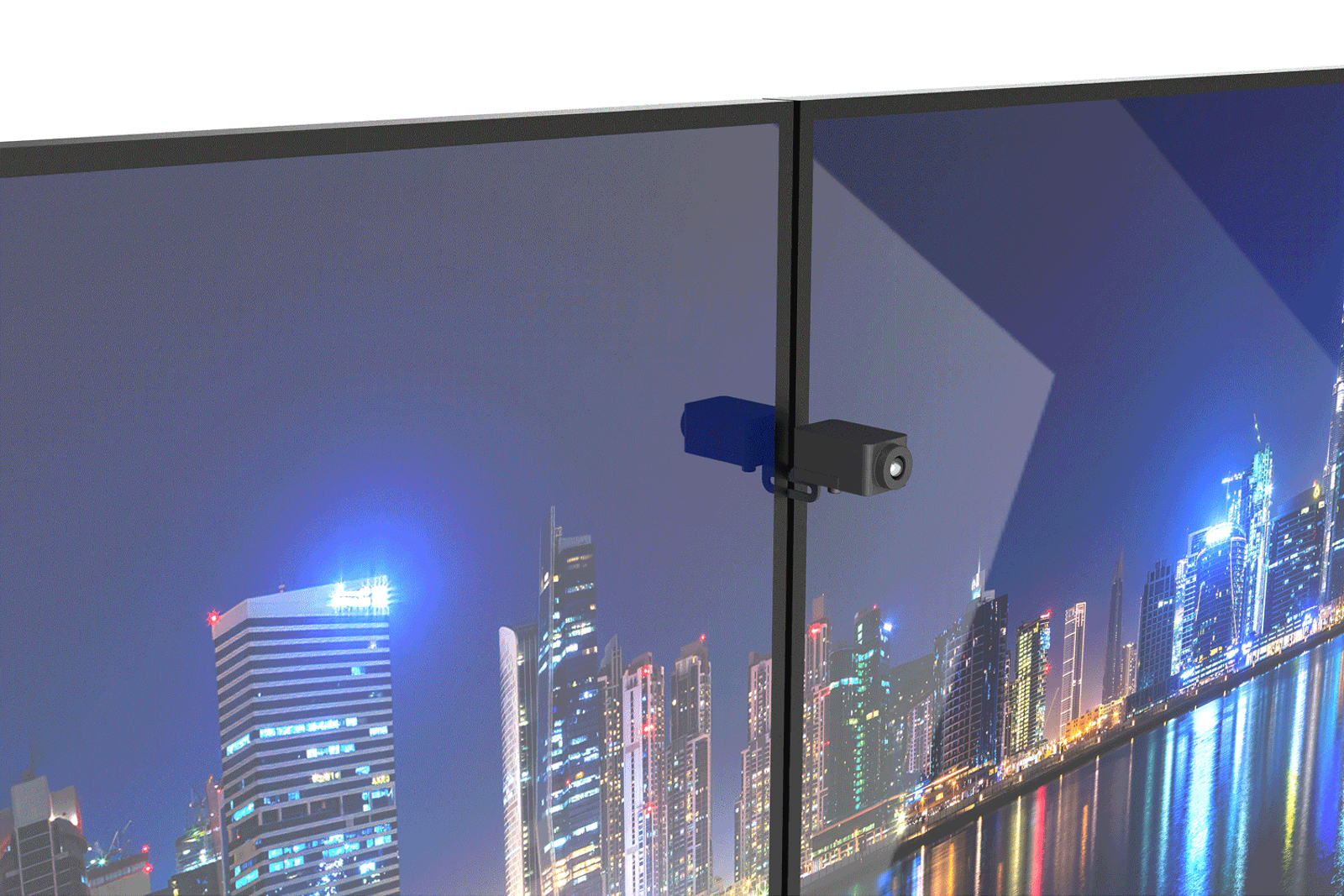 Eyeline camera positioning for standing and seated configurations.
