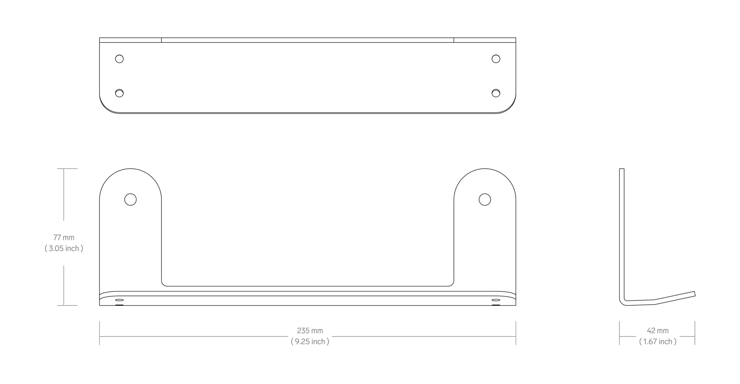 Product technical drawing