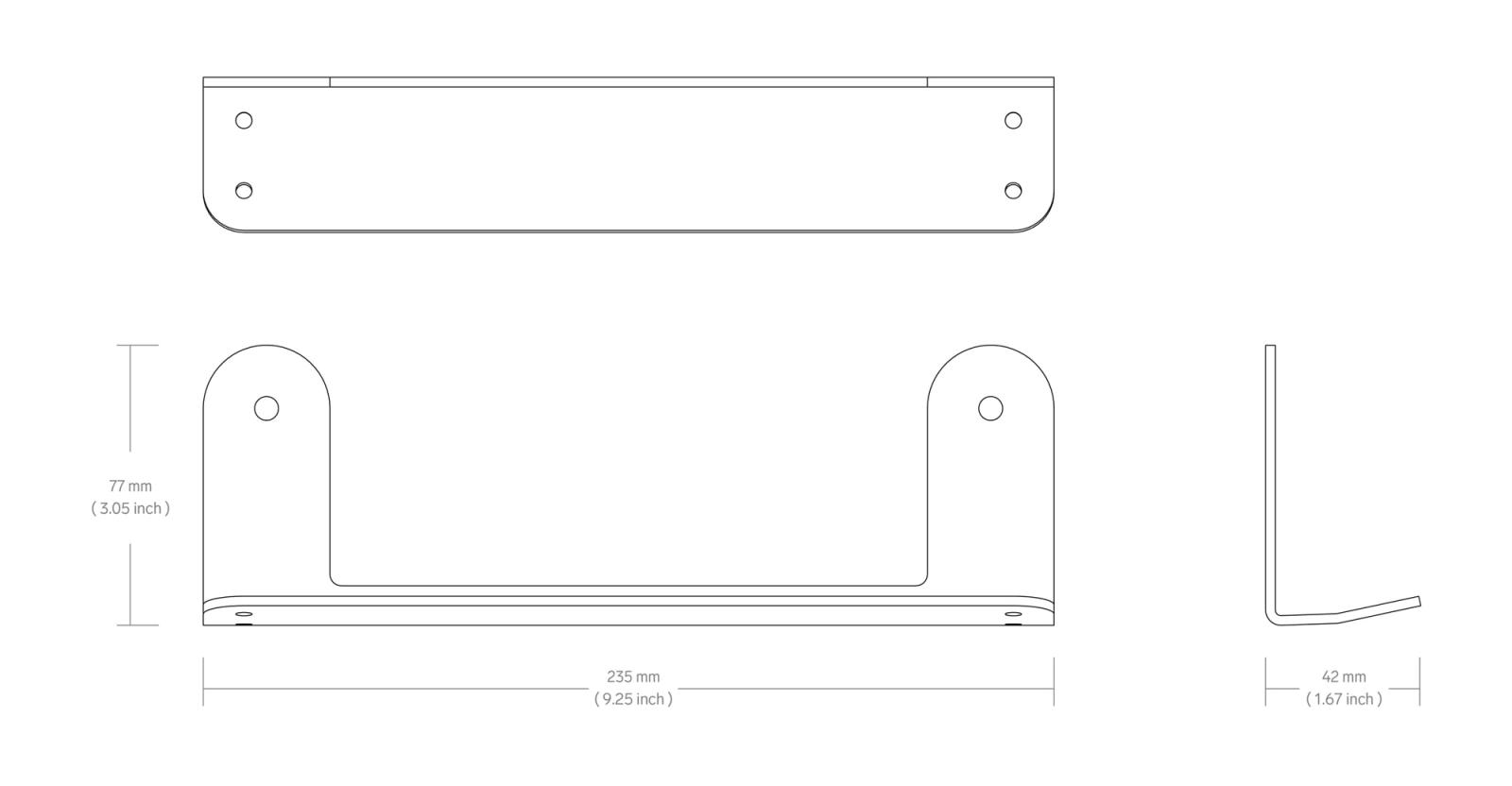 Product technical drawing