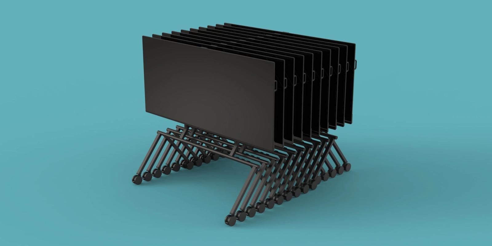 Compact, nested storage.