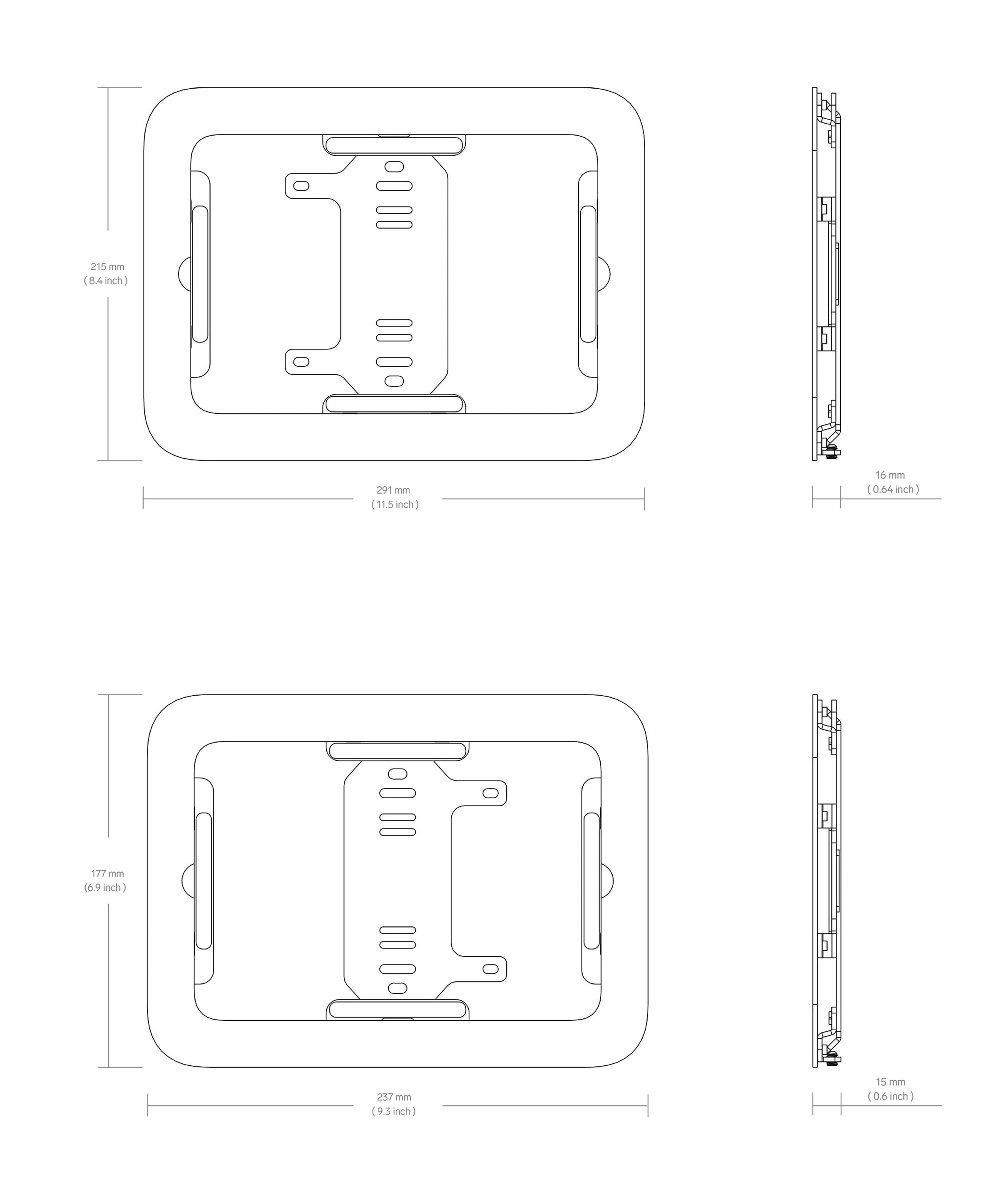 Product technical drawing