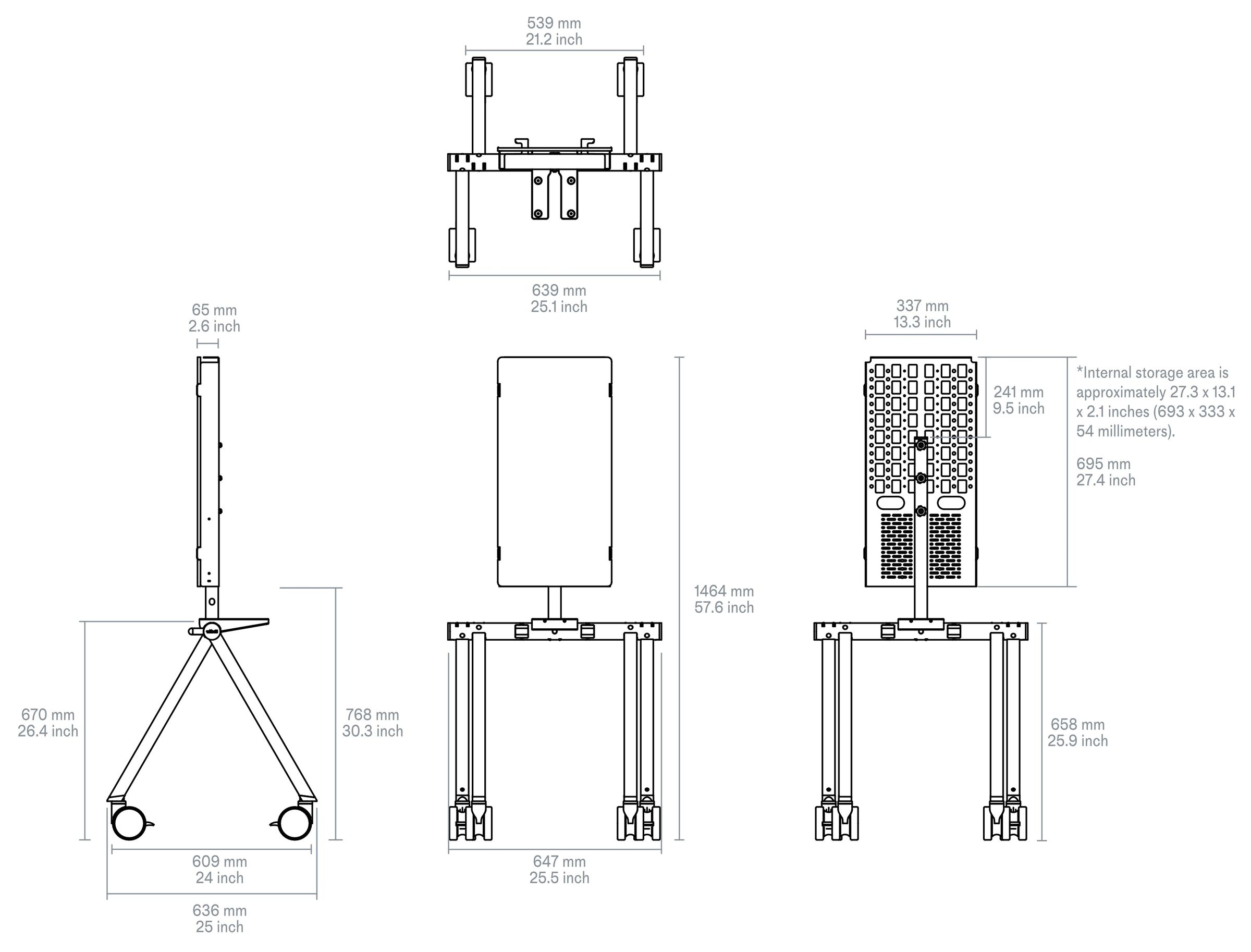 Product technical drawing