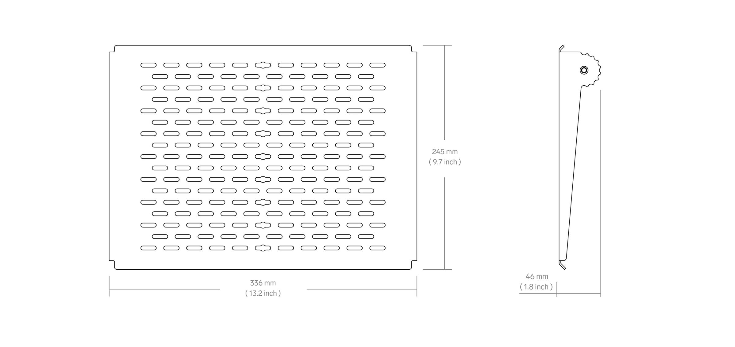 Product technical drawing