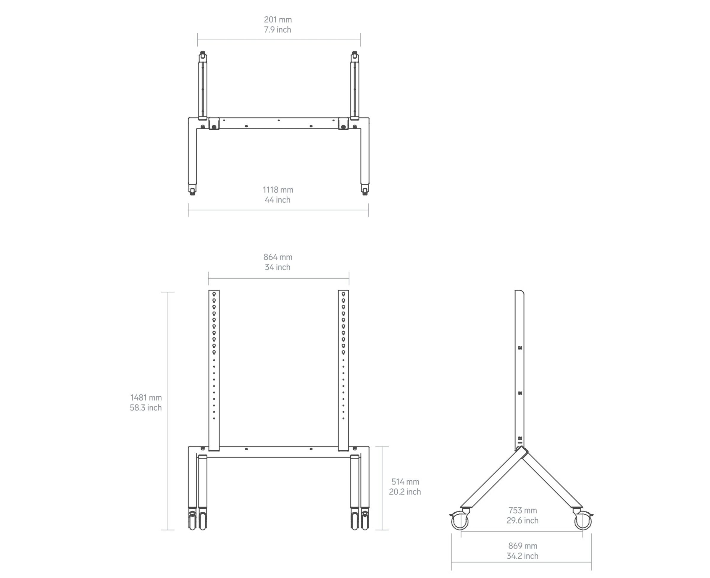 Product technical drawing