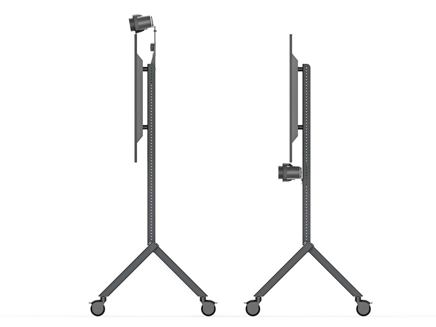 Optimize Rally Bar's camera for seated or standing eyeline.