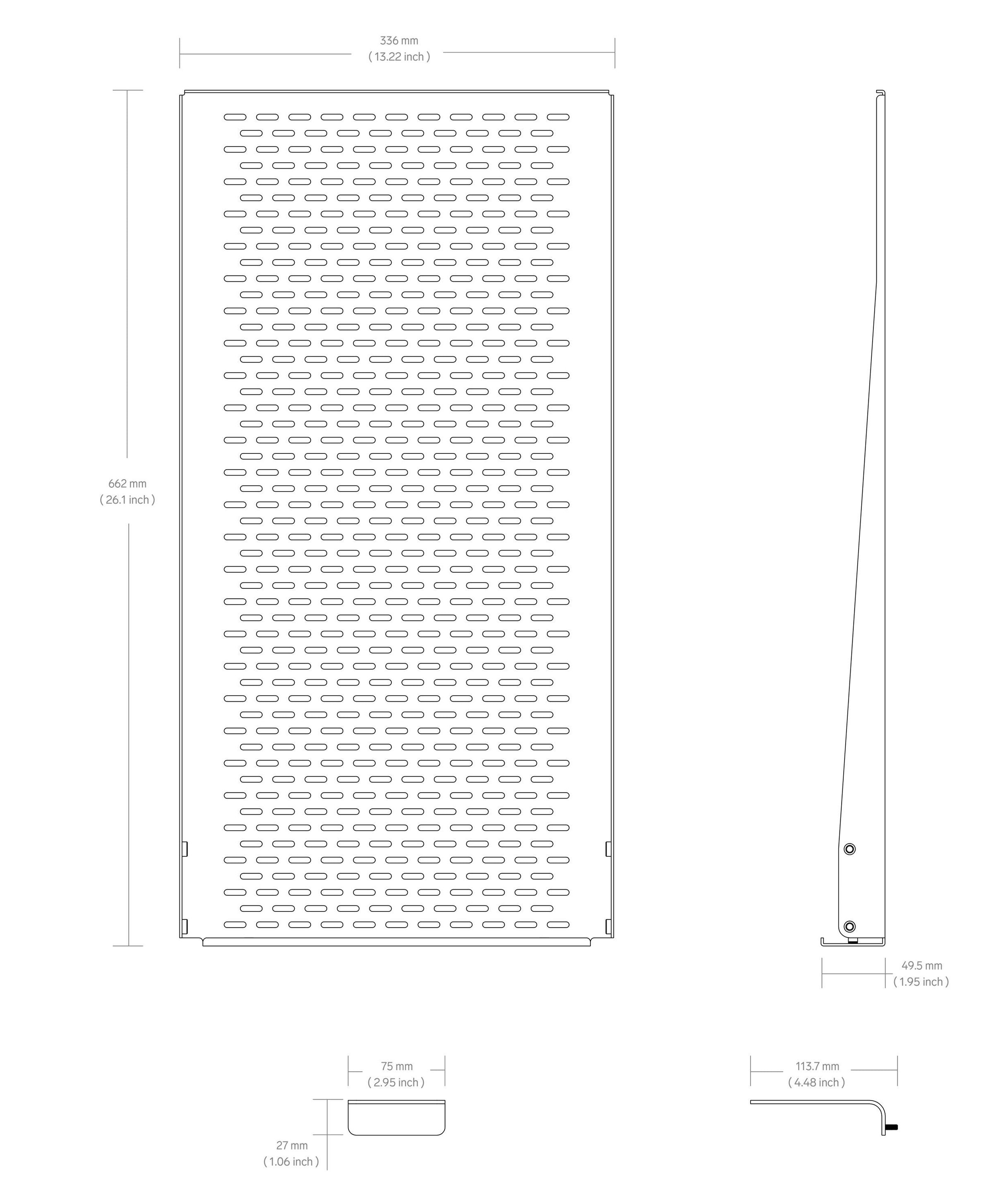 Product technical drawing