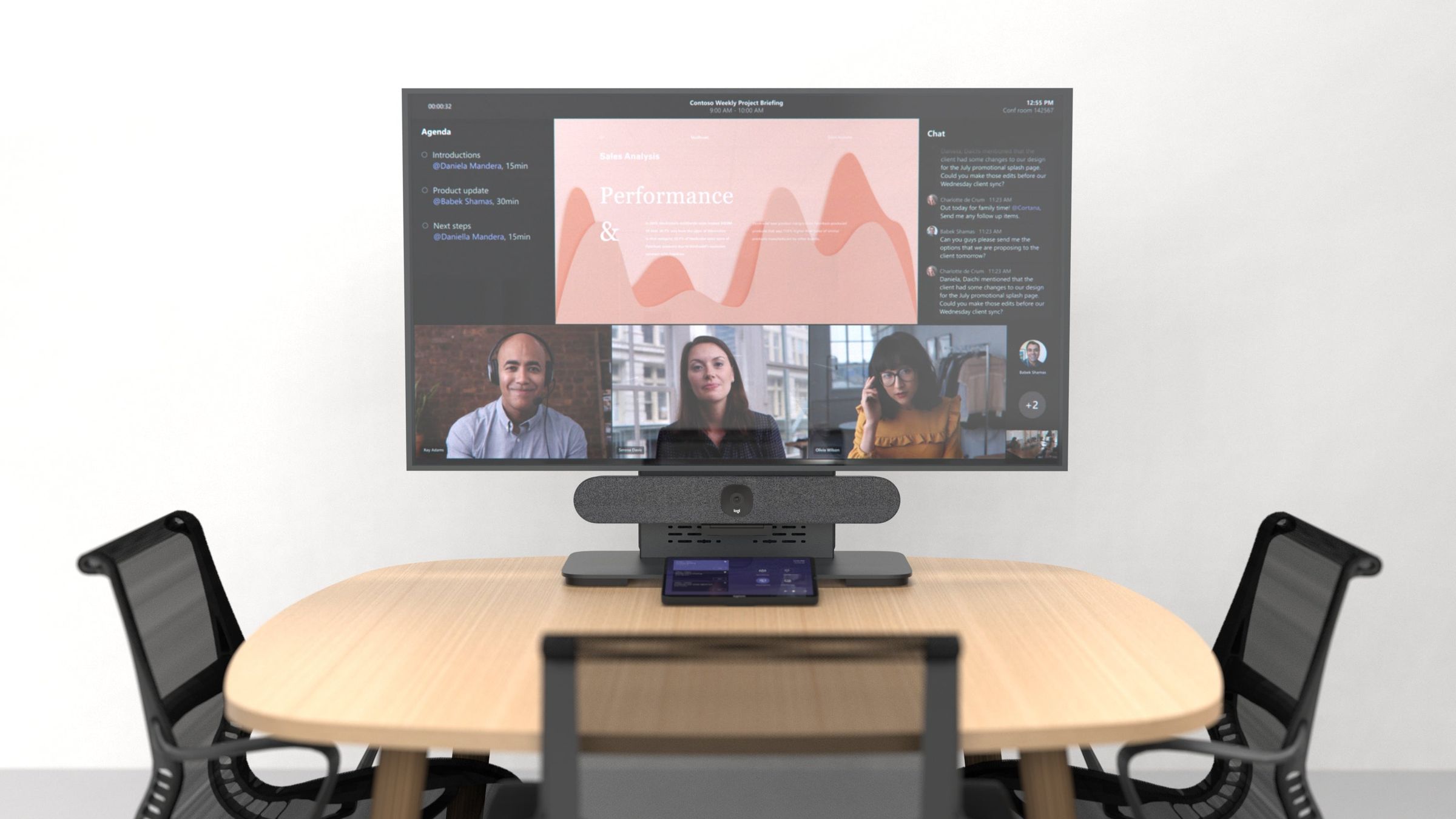 Designed for natural, focused collaboration.
