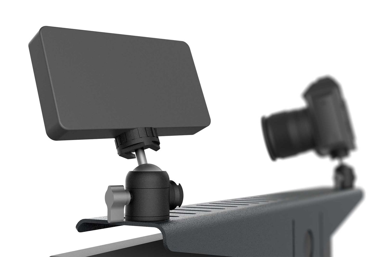 Pairs with the Heckler Camera Shelf line.