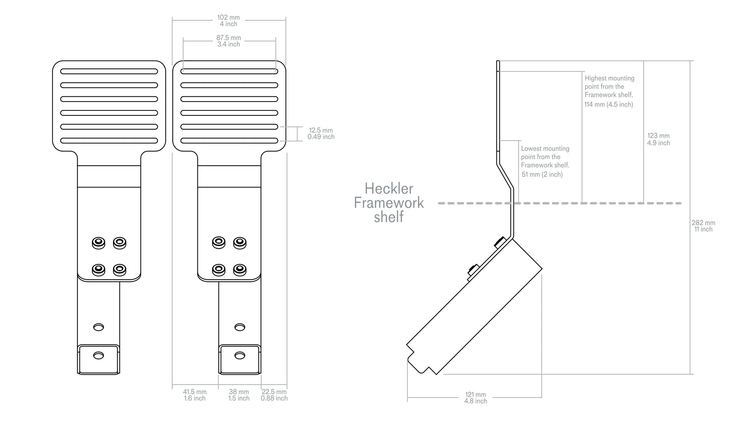Product technical drawing