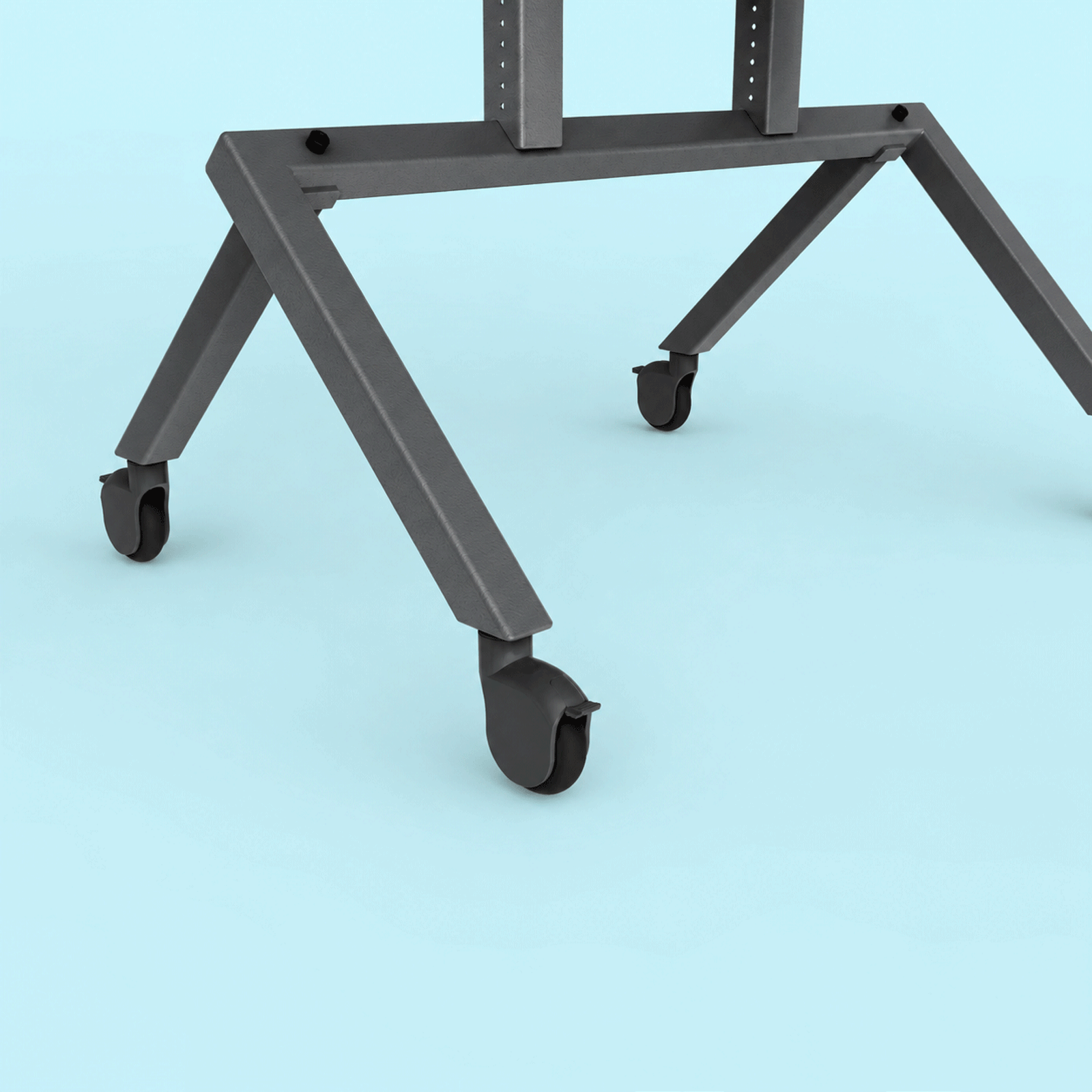 5-inch total-lock casters.