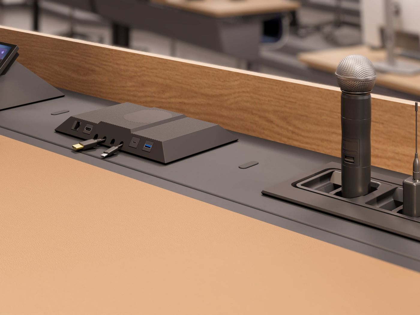 Modular console insert system