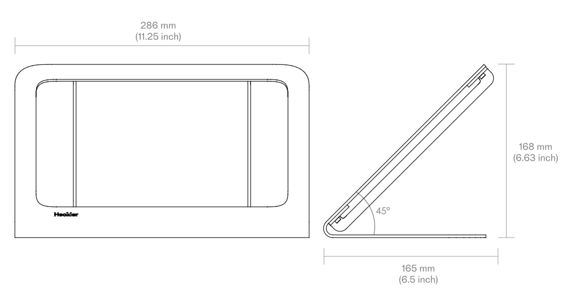 Product technical drawing