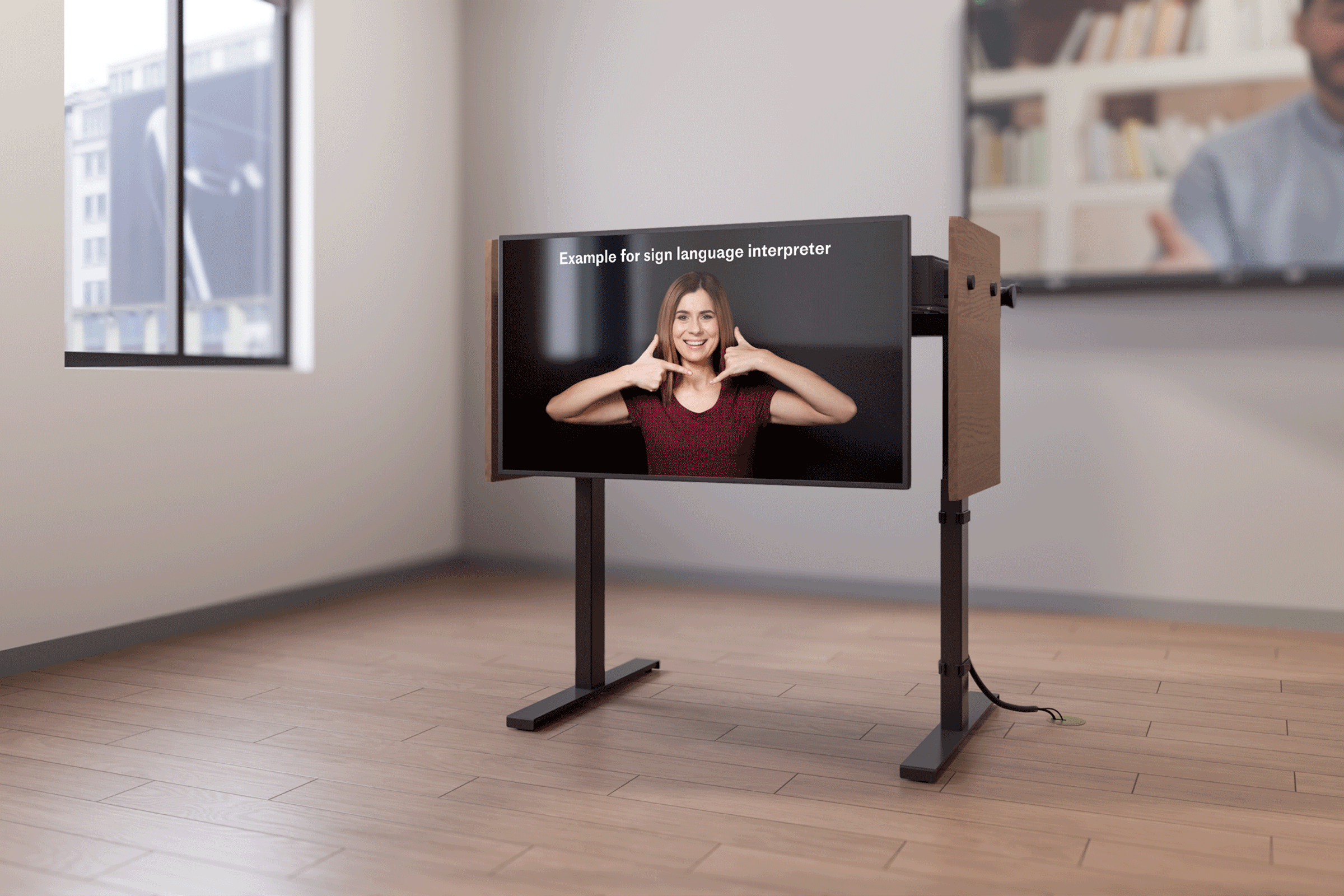 Forward-facing display. ADA compliant.