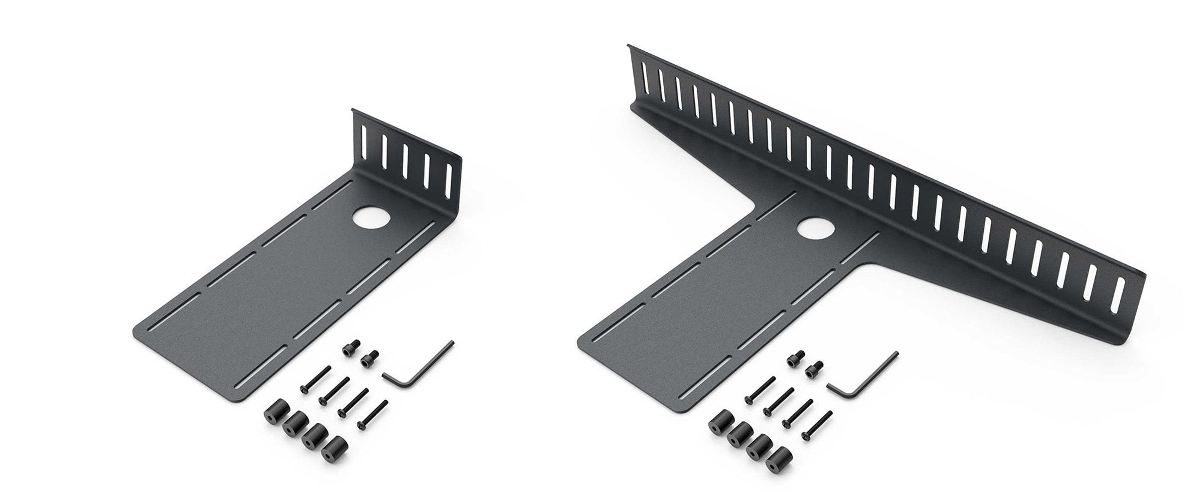 Heckler Camera Shelf for Monitor Arms
1/4”-20 mounting screws
M4 mounting screws
Mounting spacers