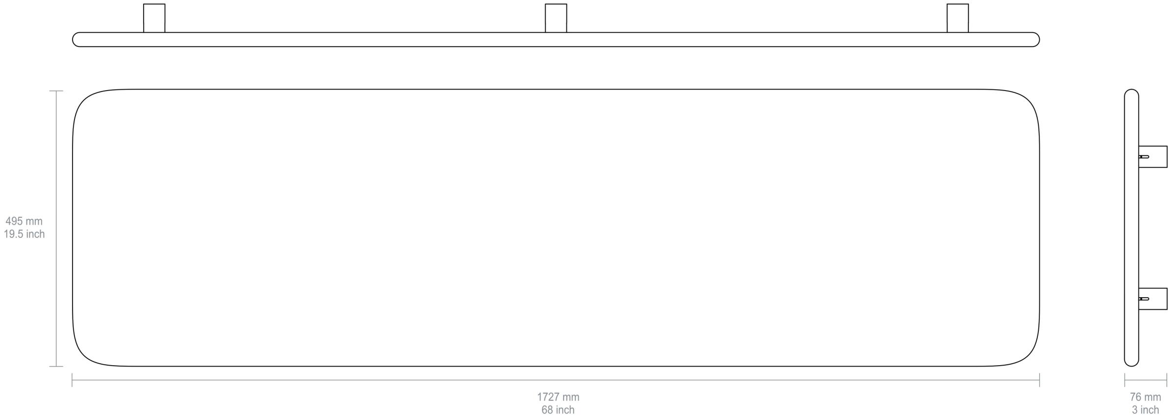 Product technical drawing