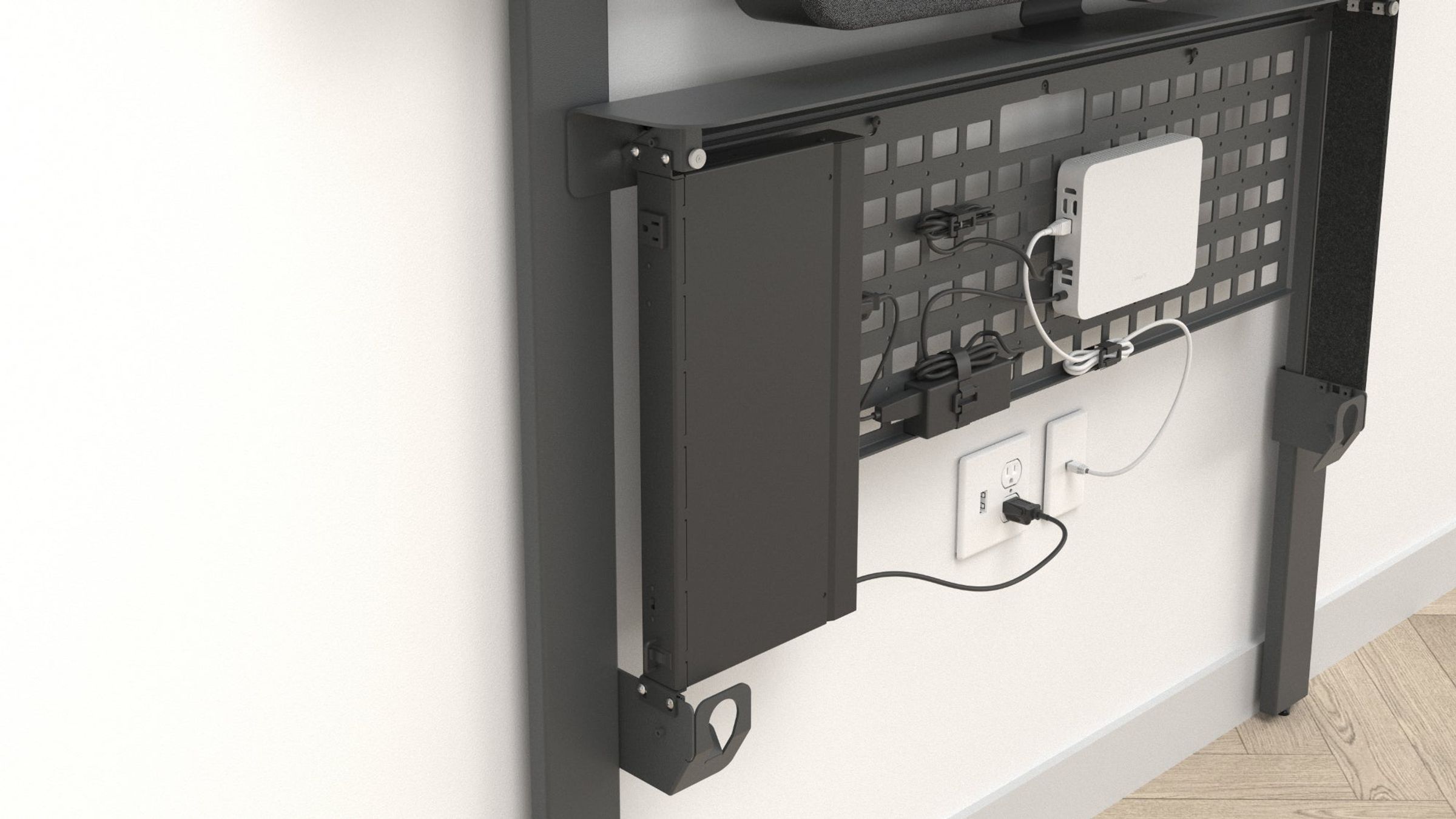 Designed for rack-mounted components.