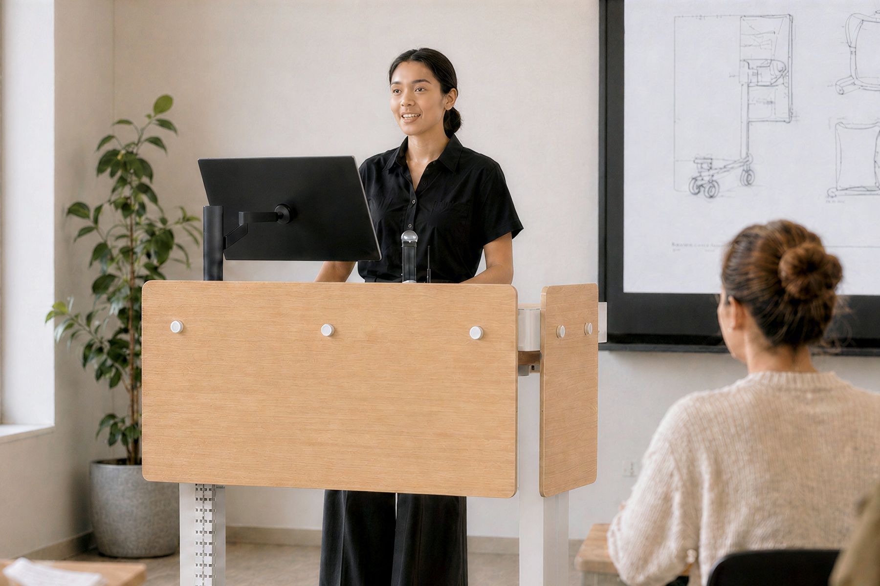 Compact learning space used as placeholder imagery for Lectern 4U.