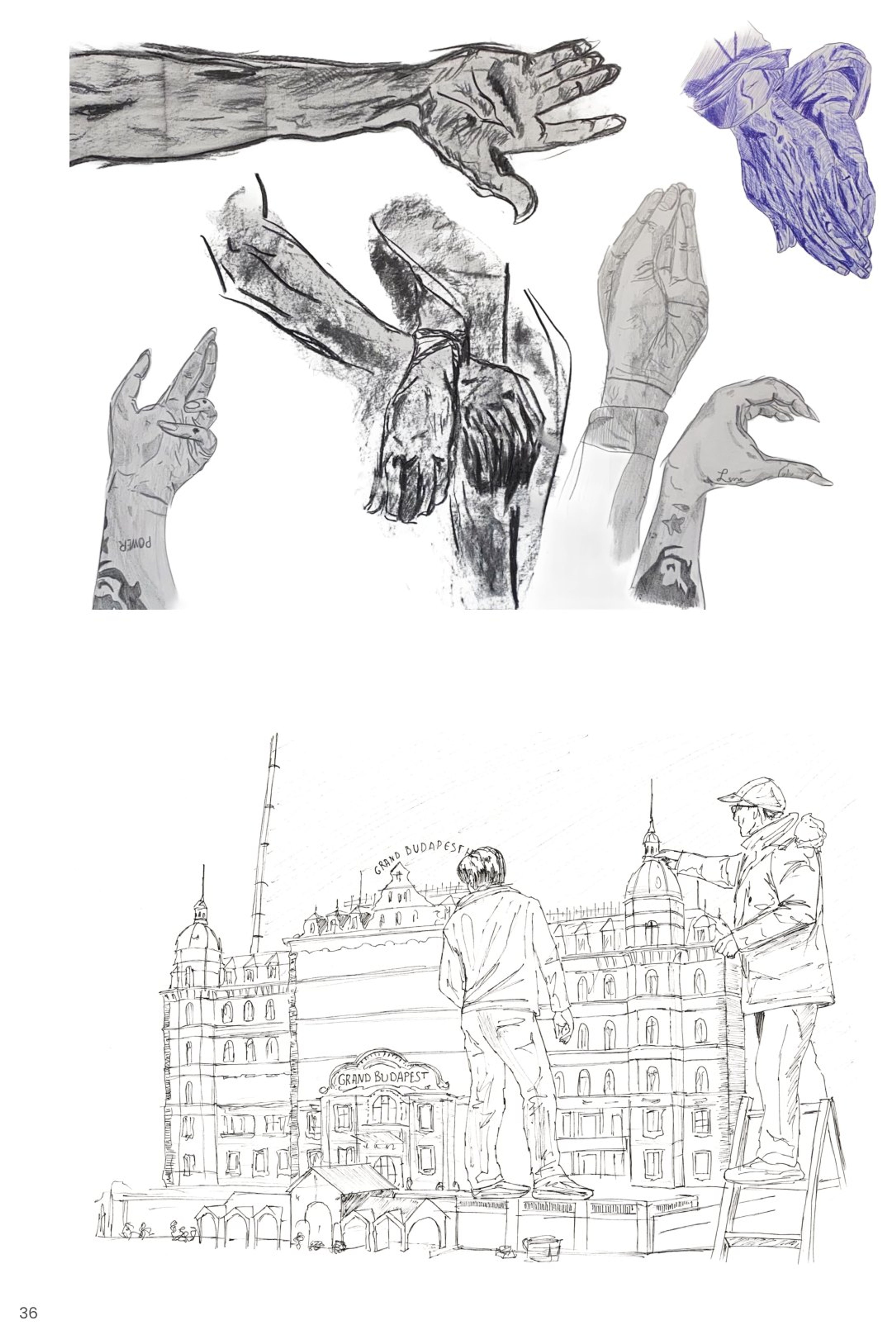 Croquis — planche 3