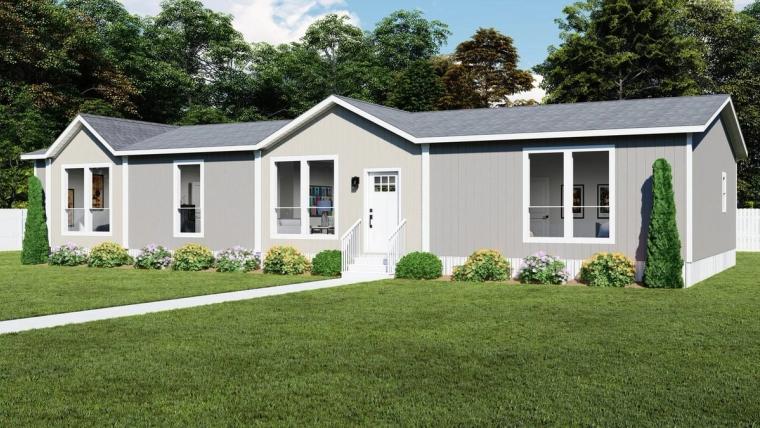 Long single-story house option