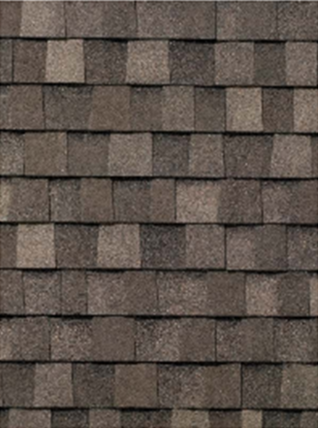 Close-up of the Weathered Wood architectural shingle option.
