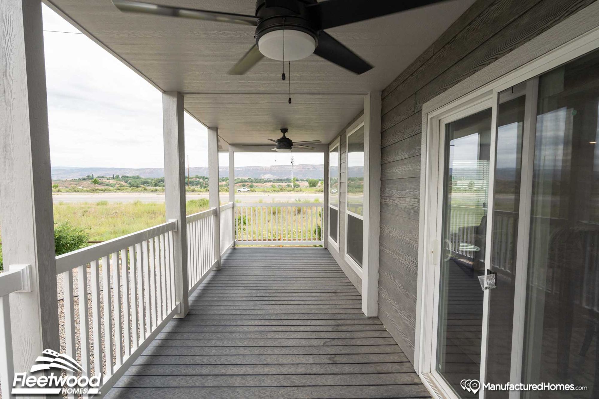 Large deck area