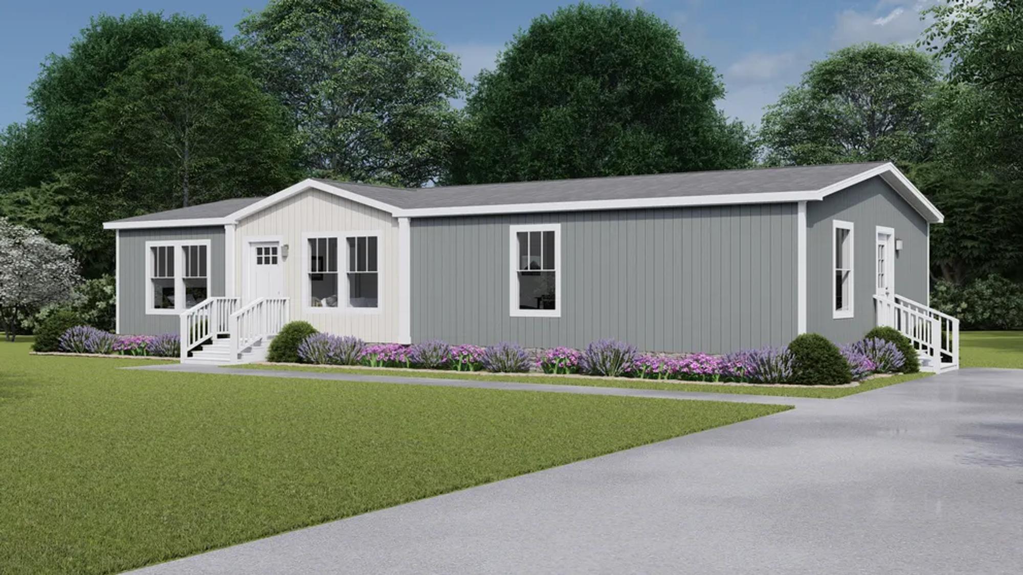 Long single-story house option