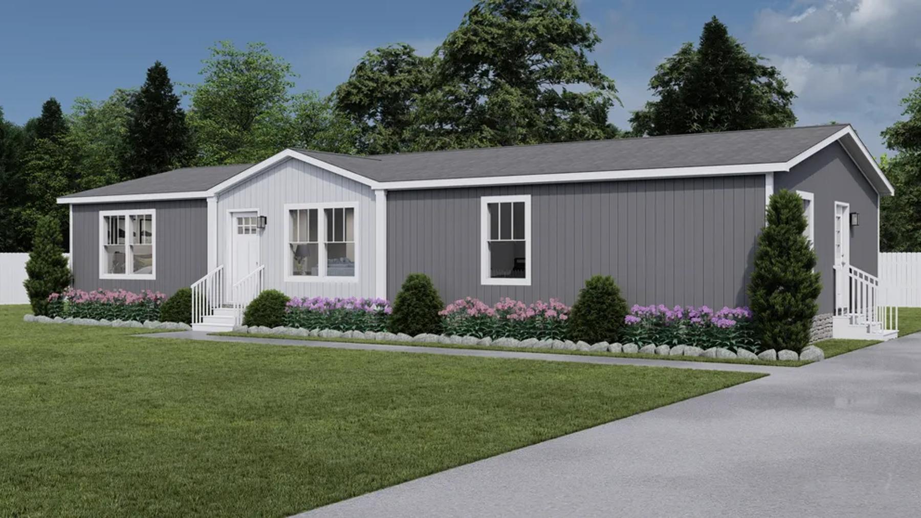 Long single-story house option