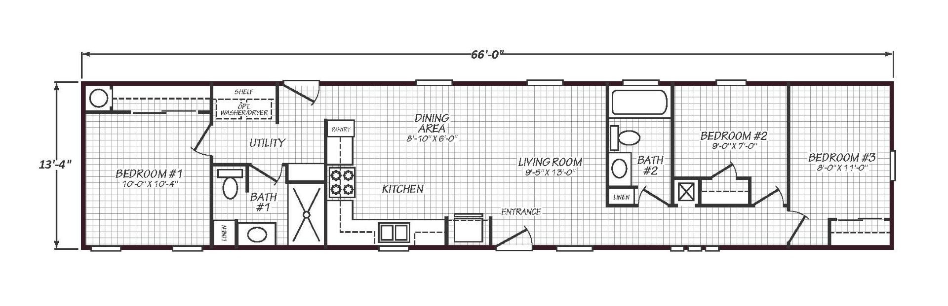 Solaris 14663A original floor plan